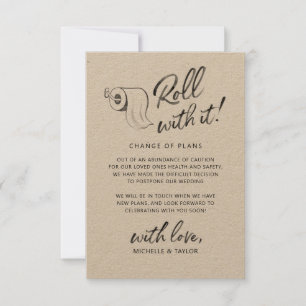 Carte De Correspondance Aquarelle Rouleau avec elle Reportée Modifier la d