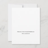 Carte De Correspondance Arbre aquarelle (Dos)