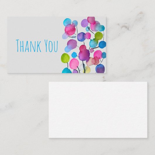 Carte De Correspondance Arbre d'art abstrait rose mignon (Devant / Derrière)