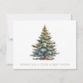 Carte De Correspondance Arbre de Noël de l'entreprise (Devant)