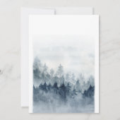 Carte De Correspondance Arbres forestiers monogrammes (Dos)