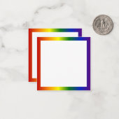 Carte De Correspondance Arc-en-ciel (Devant/Arrière en situation)