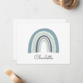 Carte De Correspondance Arc-en-ciel personnalisé (Devant/Arrière en situation)