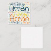 Carte De Correspondance Arran (Devant / Derrière)