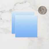 Carte De Correspondance Arrière - plan bleu pâle (Devant/Arrière en situation)