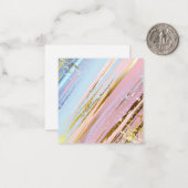 Carte De Correspondance Arrière - plan rose texturé (Devant/Arrière en situation)