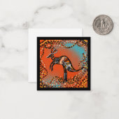 CARTE DE CORRESPONDANCE ART AUSTRALIE (Devant/Arrière en situation)