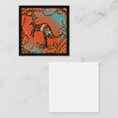 CARTE DE CORRESPONDANCE ART AUSTRALIE (Devant / Derrière)