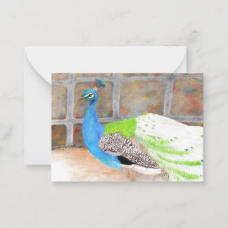 Carte De Correspondance Art original "Cocky"