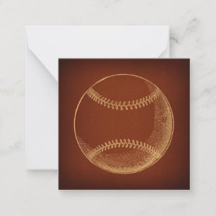 Carte De Correspondance Art sportif de baseball vintage