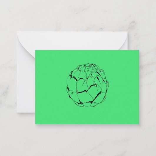 Carte De Correspondance Artichaut (Devant)