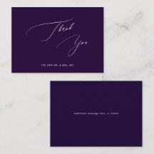 ArtsApp Eggplant Drk Purple Calligraphie Merci