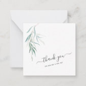 Carte De Correspondance ArtsApp Hanging Willow Eucalyptus Merci (Devant)