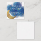 Carte De Correspondance Au-dessus du raffle de couches de lune (Devant / Derrière)