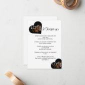 Carte De Correspondance aujourd'hui, je vous pardonne (Devant/Arrière en situation)