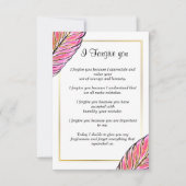 Carte De Correspondance aujourd'hui, je vous pardonne (Devant)