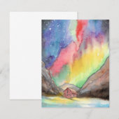 Carte De Correspondance Aurora dans la vallée (Devant / Derrière)