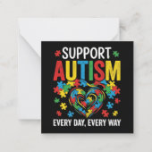 Carte De Correspondance Autism awareness (Devant)