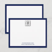 Carte de correspondance avec le nom de l'entrepris (Devant / Derrière)