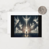 Carte De Correspondance Avec les Anges et les Saints (Devant/Arrière en situation)