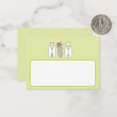 Carte de correspondance avec motif provence (Devant/Arrière en situation)