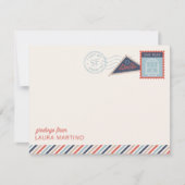 Carte de correspondance avec timbres-poste de San  (Devant)