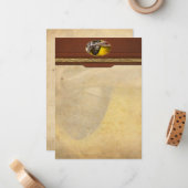 Carte De Correspondance Avion - Pilote - Prop - Laine jumelle (Devant/Arrière en situation)