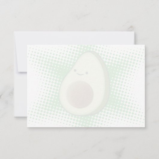 Carte De Correspondance Avocado Superstar Custom Monogram (Dos)