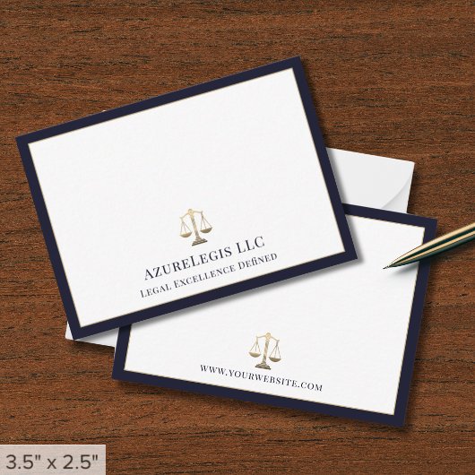 Carte De Correspondance Avocat professionnel Services juridiques