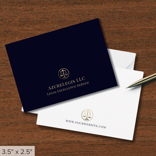 Carte De Correspondance Avocat professionnel simple