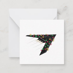 Carte De Correspondance B2 Esprit Furtif Noël Avion à Réaction Numérique