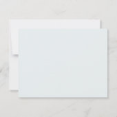 Carte De Correspondance Baby Blue Castle Nursery Note Card (Dos)