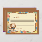 Carte De Correspondance Baby Circus (Devant / Derrière)