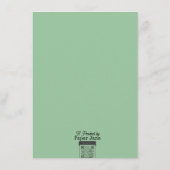 Carte De Correspondance Baby Frankenstein Baby shower Jeu (Dos)