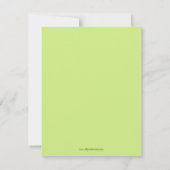 Carte De Correspondance Baby Monkey Theme Plat Card Merci note (Dos)