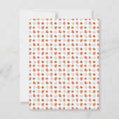 Carte De Correspondance Baby shower animal Woodland merci notes (Dos)