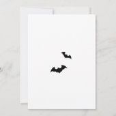 Carte De Correspondance BABY SHOWER | Bébé Halloween (Dos)