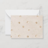 Carte De Correspondance Baby shower d'aquarelle moderne Teddy Bear Ballon (Dos)