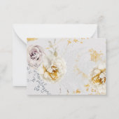 Carte De Correspondance baby shower de couronne botanique tombole (Dos)