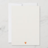 Carte De Correspondance Baby shower de feuillage d'éléphant de petite arac (Dos)