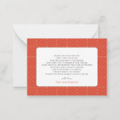 Carte De Correspondance Baby shower de Noël de Santa Hat Merci (Dos)