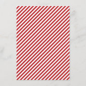 Carte De Correspondance Baby shower de Noël rose Voeux pour bébé (Dos)