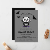 Carte De Correspondance BABY SHOWER | Halloween Cute (Devant/Arrière en situation)