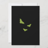 Carte De Correspondance Baby shower | Halloween Cute Frankenstein (Dos)