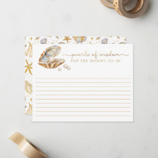Carte De Correspondance Baby-Shower Little Pearl - Perles de Sagesse