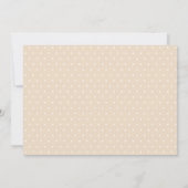 Carte De Correspondance Baby shower Merci plat (Dos)
