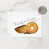 Carte De Correspondance Bagel café Merci (Devant/Arrière en situation)