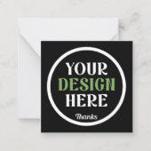 Carte De Correspondance baiser personnalisé, unique, élégant et minimalist (Devant)