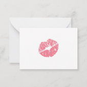 Carte De Correspondance Baiser XOXO (Dos)