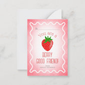 Carte De Correspondance Baiya Meilleur Ami Fraise Classroom Saint-Valentin (Devant)